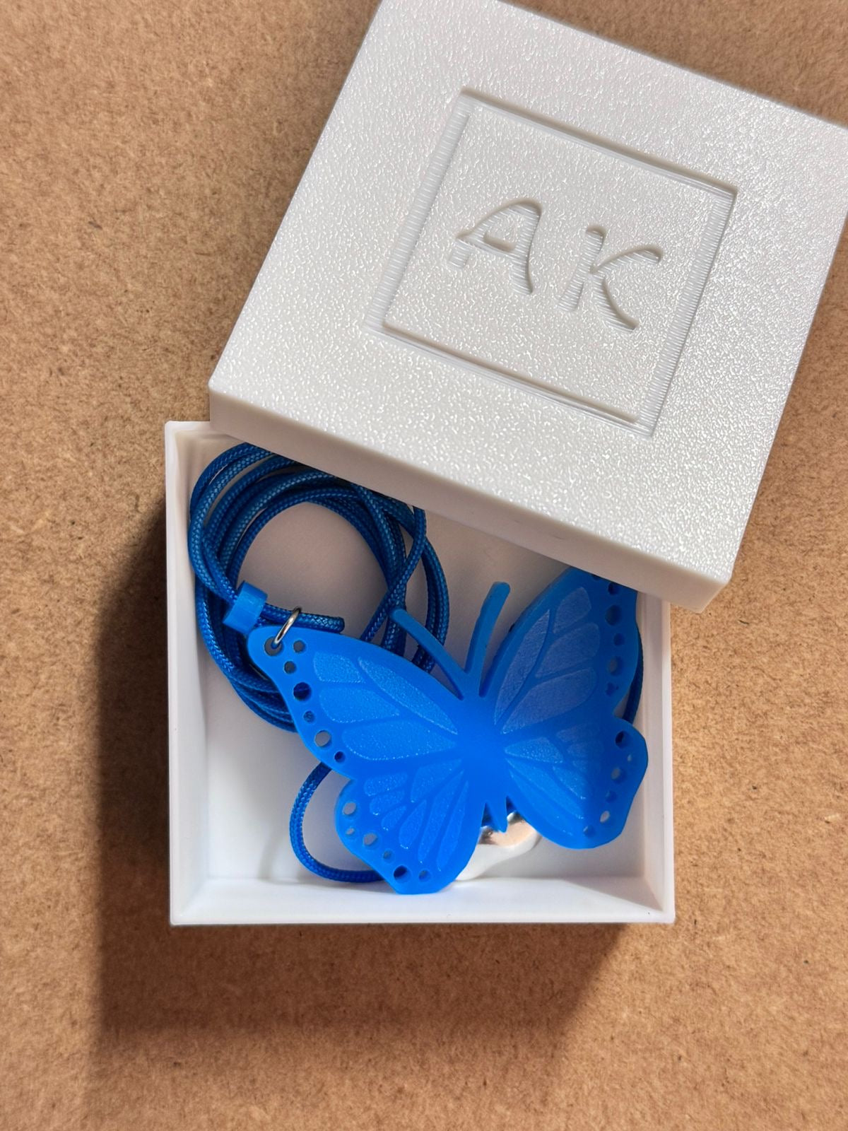 Butterfly Laser-Cut Acrylic Pendant | Unique and Stylish