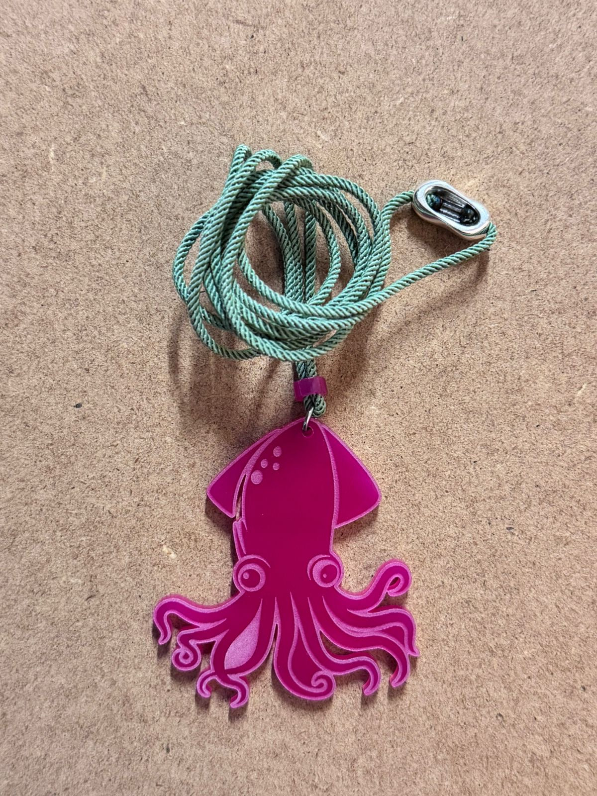 Squid Pendant Necklace | Ocean-Inspired Charm