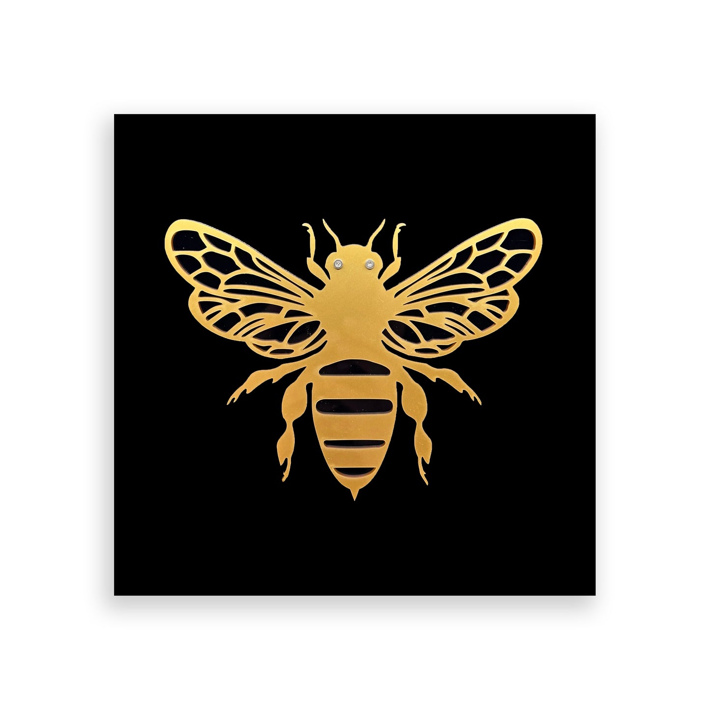Golden Bee | Acrylic Wall Art Poster