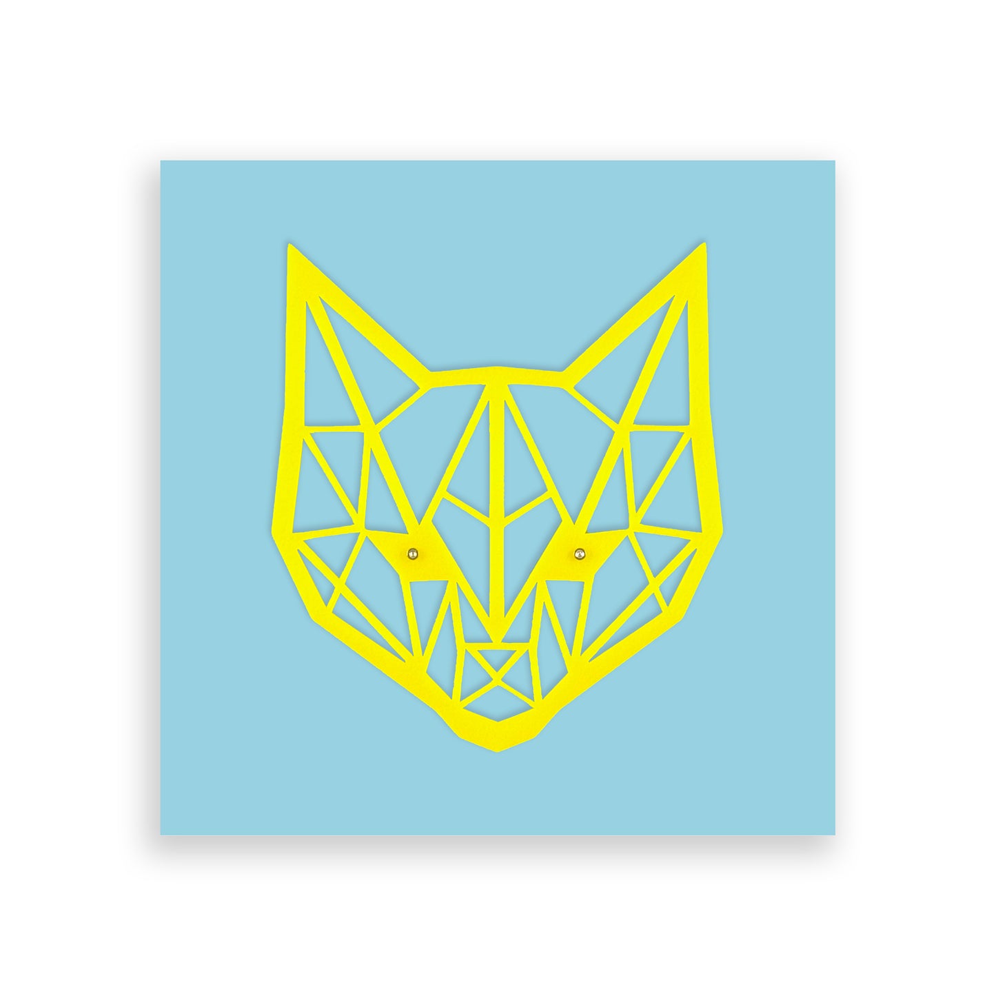 Geometric Cat | Acrylic Wall Art Poster