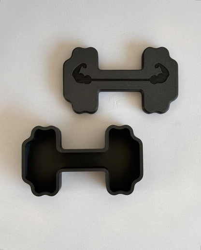 Pump it Up | 3D Printed Dumbbell Box | Unique Sports Gift & Storage for Fitness Enthusiasts