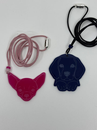 Puppy Laser-Cut Acrylic Pendant | Adorable and Stylish