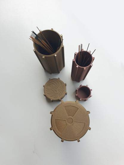 Round 80 Long | Custom 3D Printed Storage Canisters