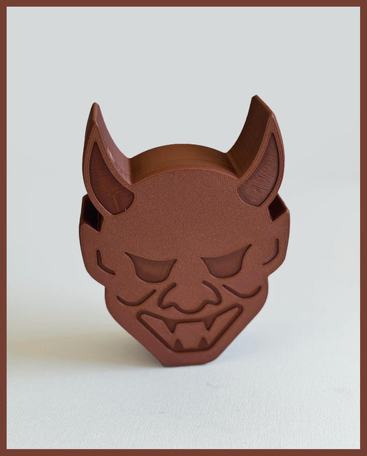 Tradition | 3D Printed Hannya Mask Inspired Box | Spooky Japanese Art & Halloween Decor Gift