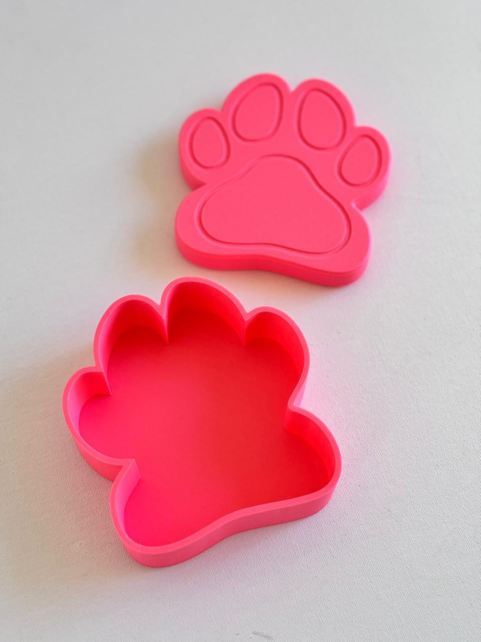 Cutiepie| Paw Print Box | 3D Printed Paw-Shaped Storage | Customizable Organizer & Pet Lover Gift