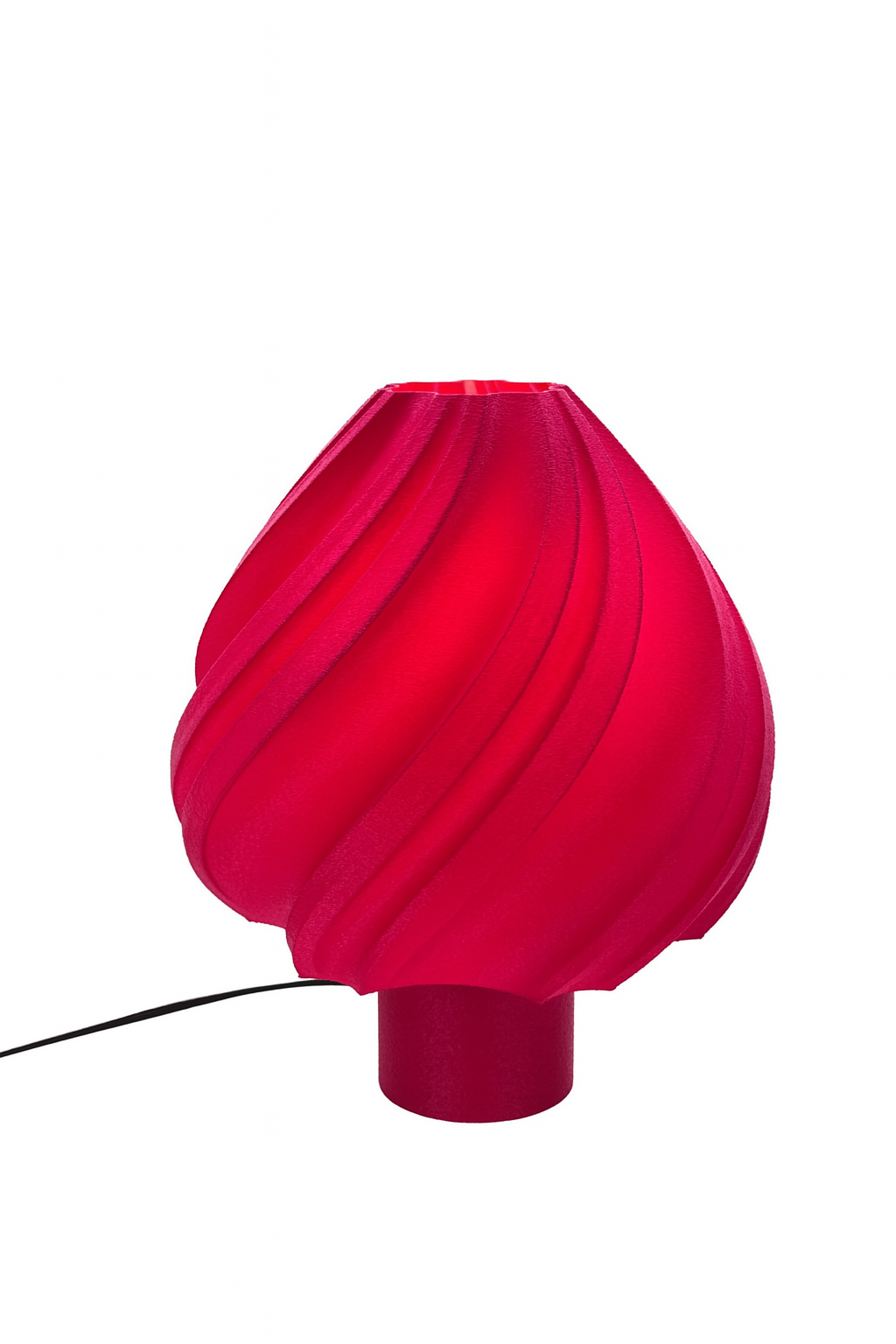 Twist: A Bright Spin 3D Printed Lamp