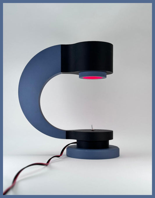 Custom 3D Printed Modern Desk Lamp | Micrometer-Inspired Design