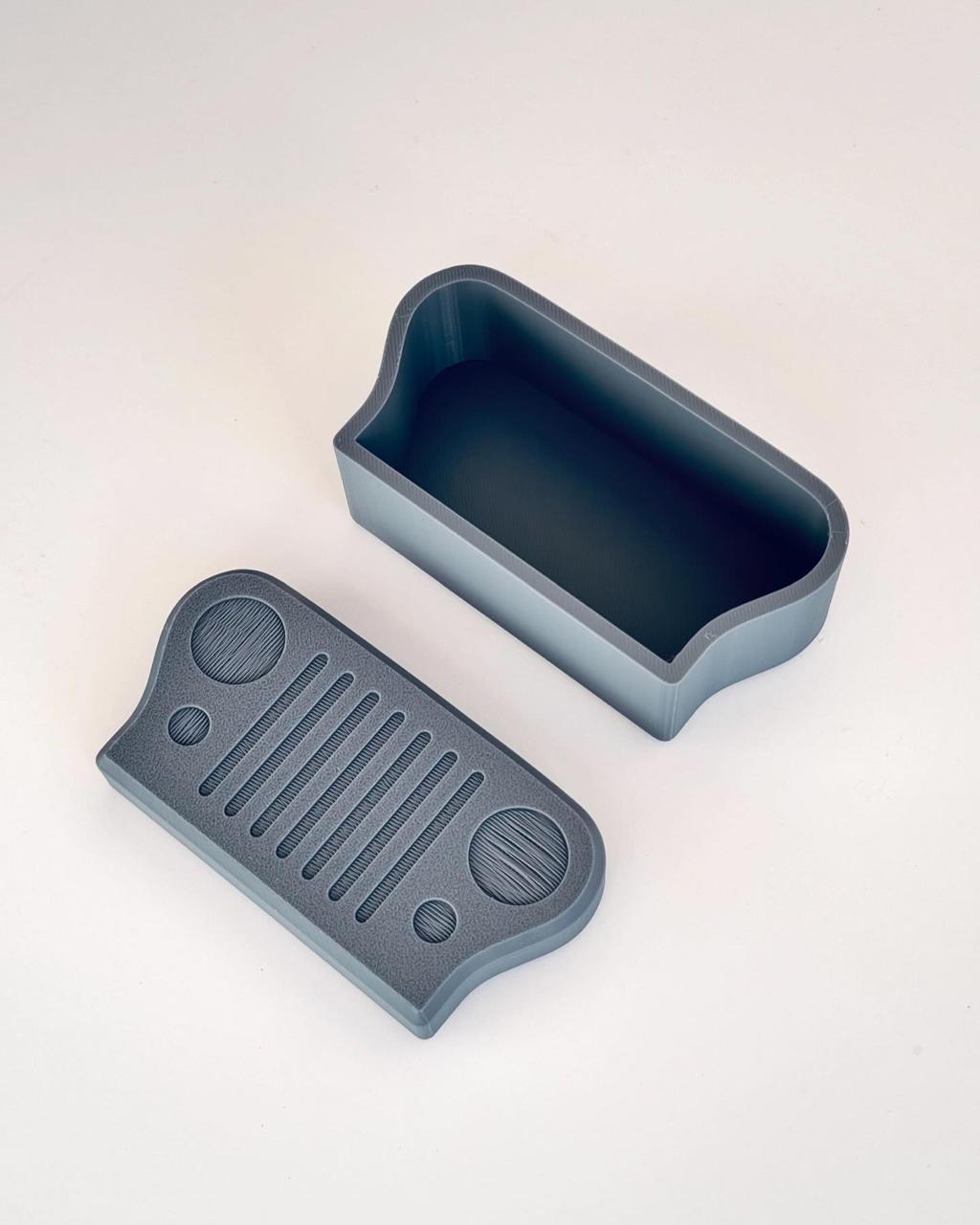 Grilled | 3D Printed Jeep Grille Inspired Storage Box | Customizable Keepsake for Car Enthusiasts