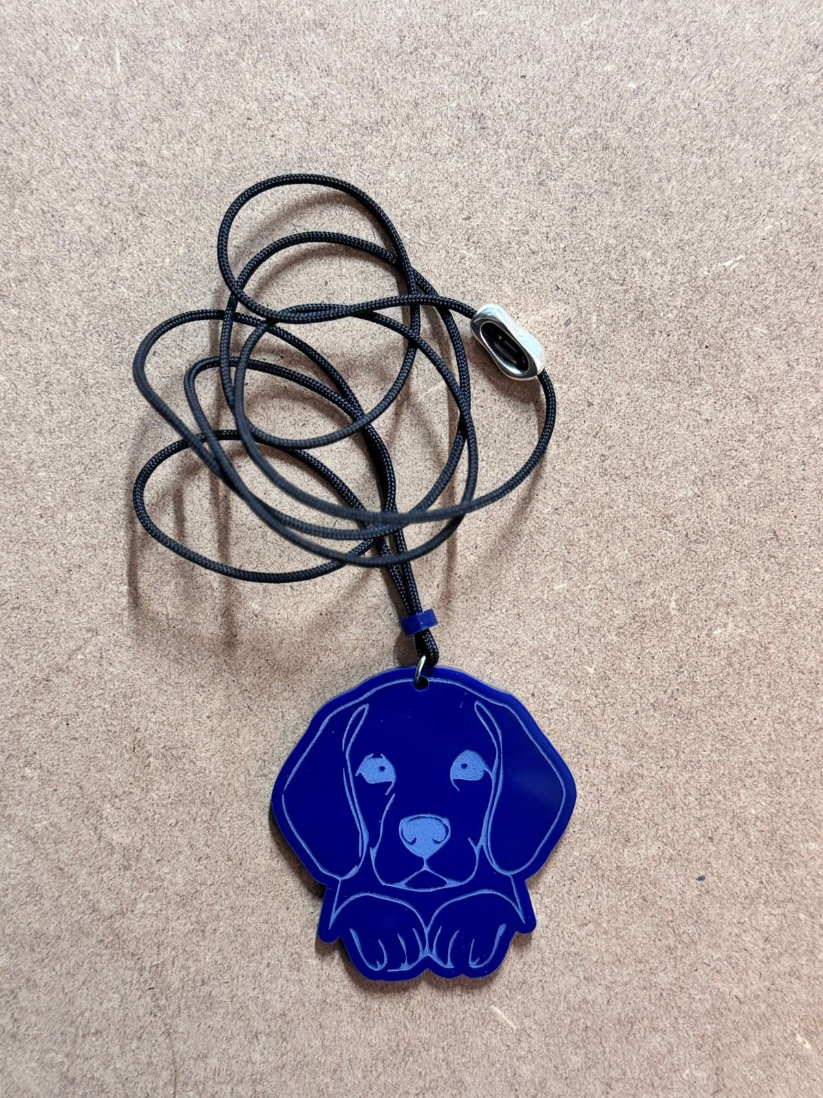 Puppy Laser-Cut Acrylic Pendant | Adorable and Stylish