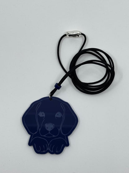 Puppy Laser-Cut Acrylic Pendant | Adorable and Stylish