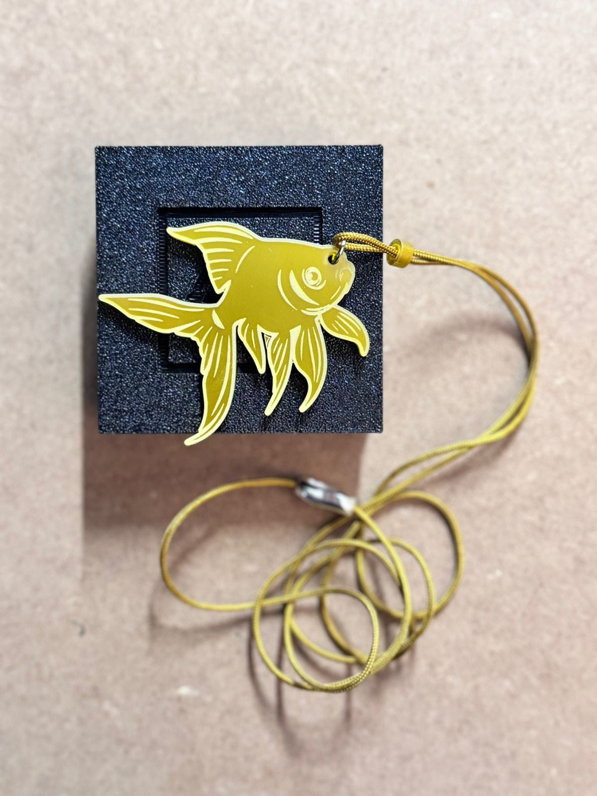 Goldfish Laser-Cut Acrylic Pendant | Graceful and Unique