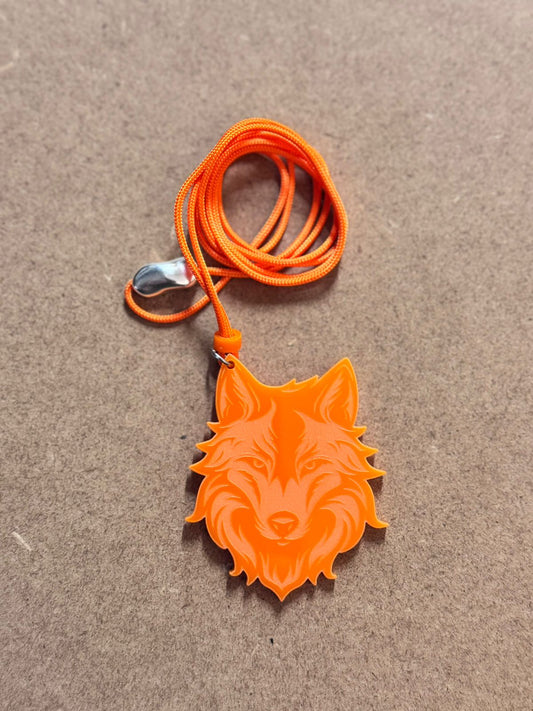 Wolf Pendant Necklace | Bold Laser-Cut Design