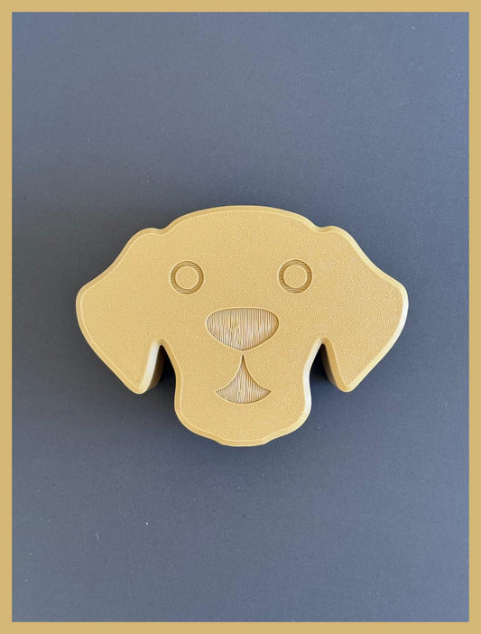 Woof | 3D Printed Dog Face Box | Customizable Storage & Engraved Gift for Dog Lovers