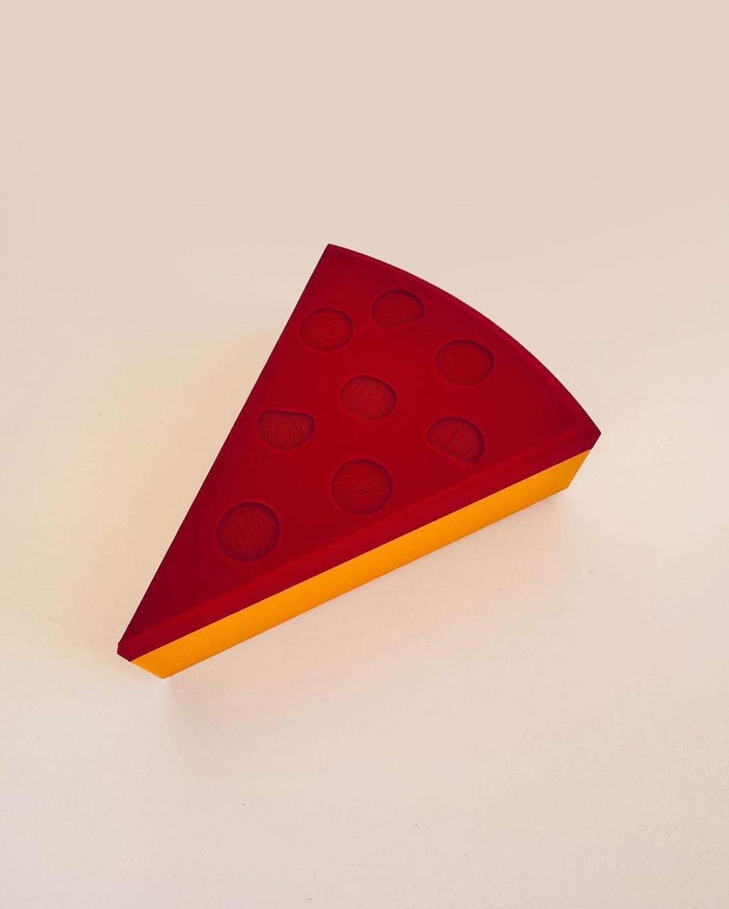 Sliced | 3D Printed Pizza Slice Box | Personalized Home Decor & Gift