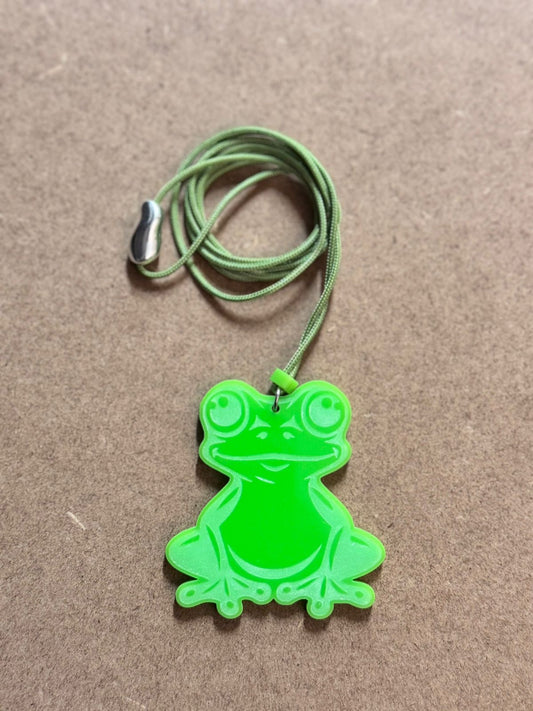 Frog Pendant Necklace | Fun Laser-Cut Design