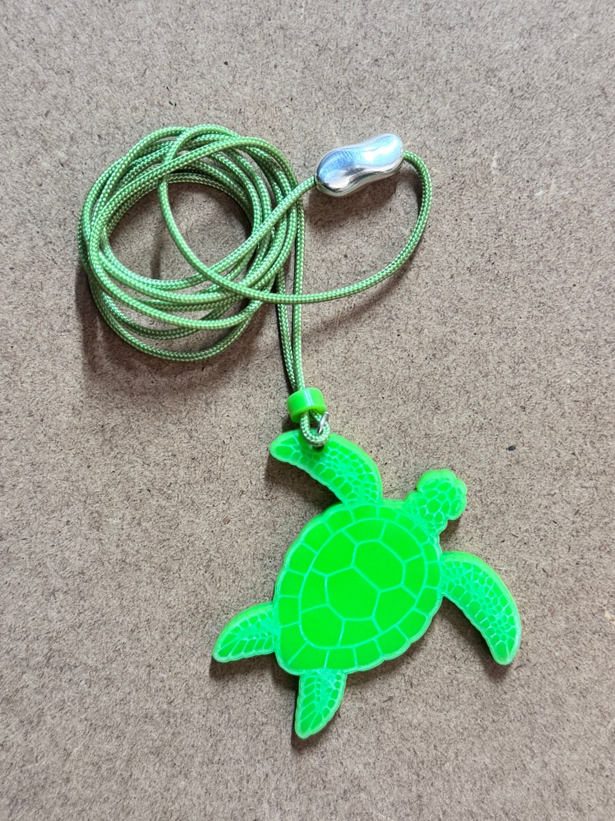 Sea Turtle Laser-Cut Acrylic Pendant | Calm and Graceful