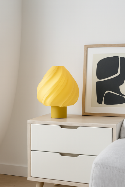 Twist: A Bright Spin 3D Printed Lamp