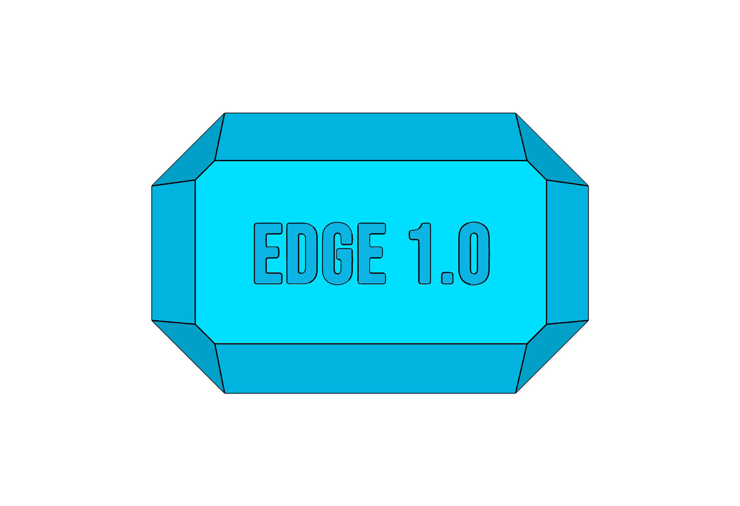 Edge 1.0 | Custom 3D Printed Geometric Storage Box | EDGE 1.0 Design | Personalized & Modern