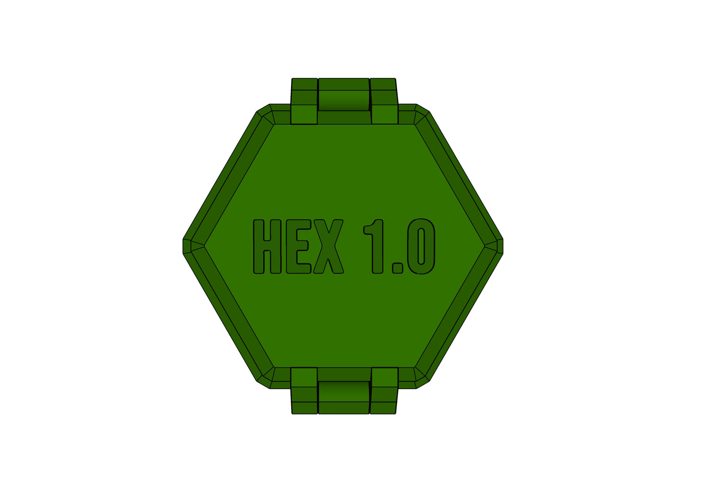 Hex 1.0 | Custom 3D Printed Storage Box with Secure Latches