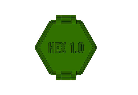 Hex 1.0 | Custom 3D Printed Storage Box with Secure Latches