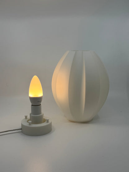 Nova: Twisted Helix 3D Printed Lamp