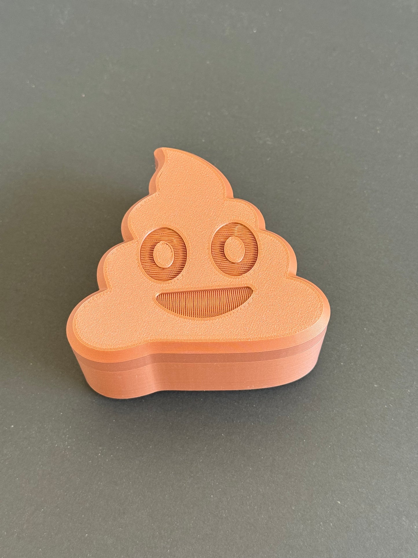 Poop Box | Fun 3D Printed Poop Emoji Keepsake Box | Personalized Jewelry Organizer & Halloween Gift