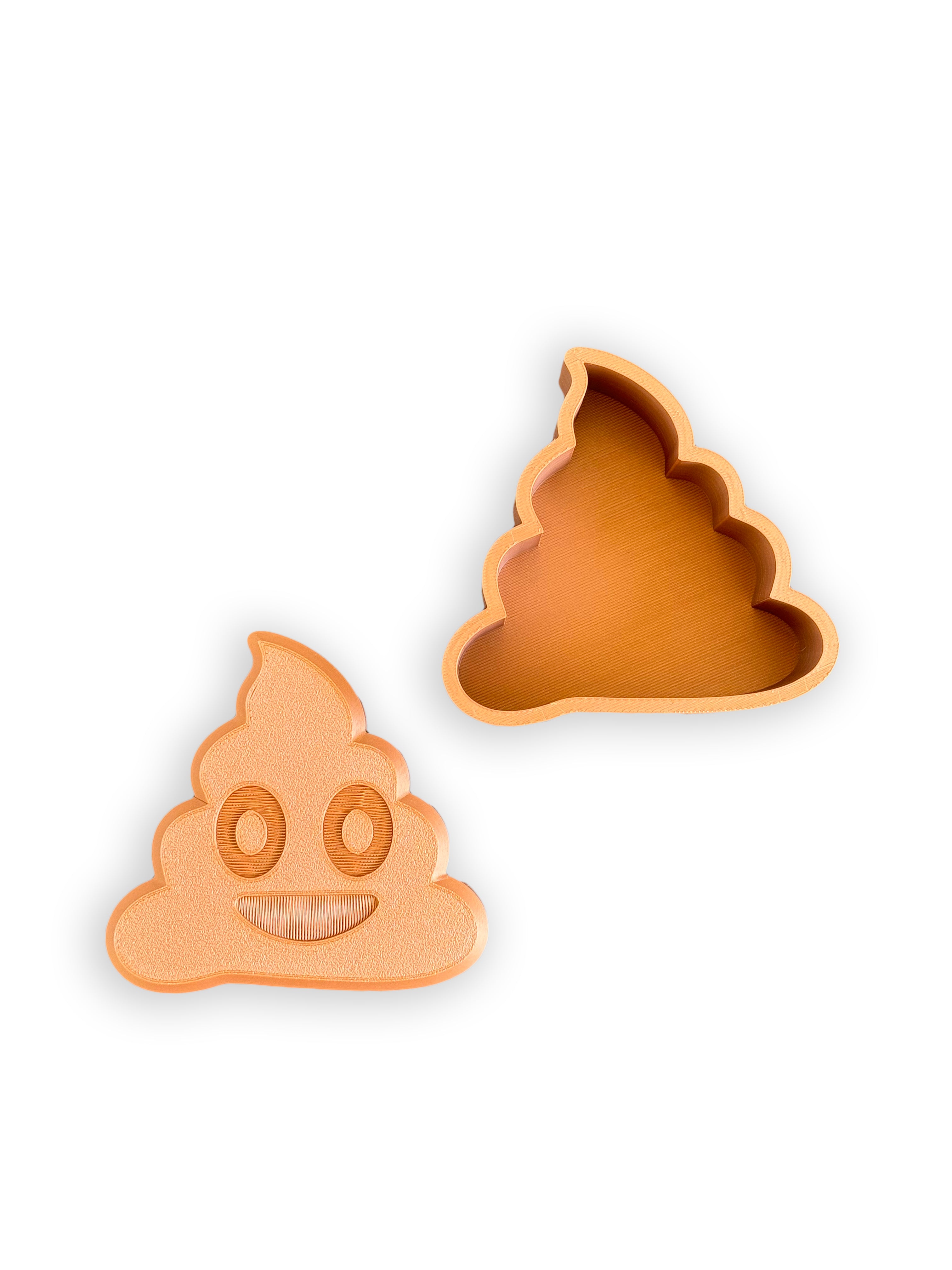 Poop Box | Fun 3D Printed Poop Emoji Keepsake Box | Personalized Jewel ...