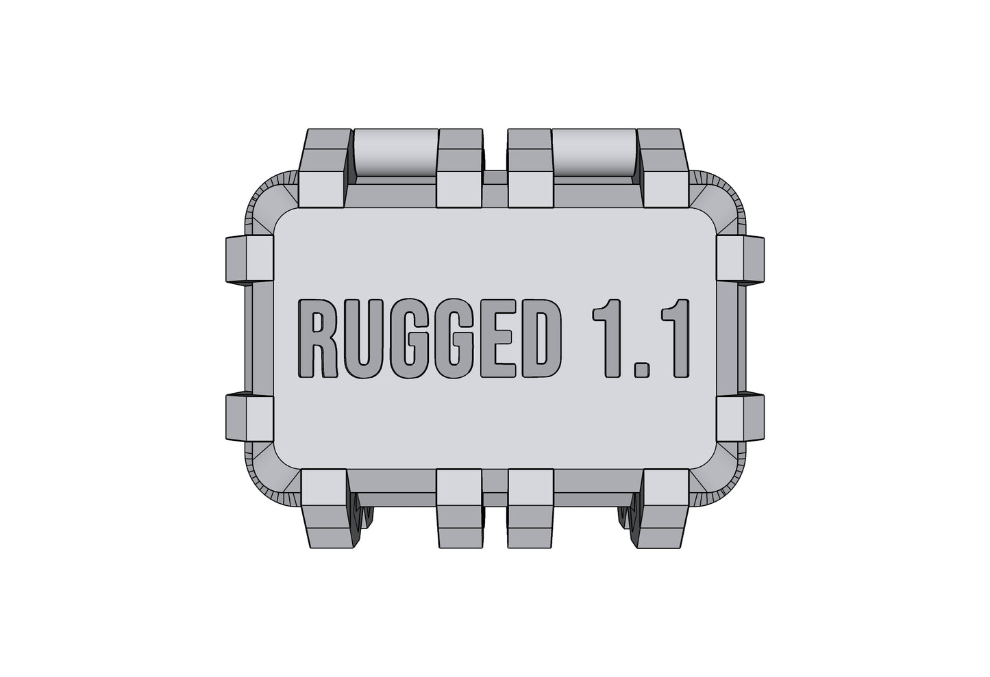 Rugged 1.1 Magnet | Custom 3D Printed Rugged Box with Magnetic Closure | Durable EDC Storage