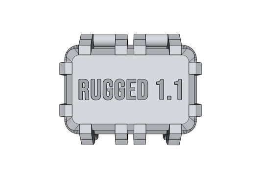 Rugged 1.1 Magnet | Custom 3D Printed Rugged Box with Magnetic Closure | Durable EDC Storage