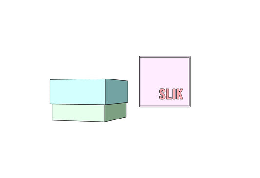 Slik | Custom 3D Printed Slik Mini Box | Compact Jewelry Storage with Sleek Design