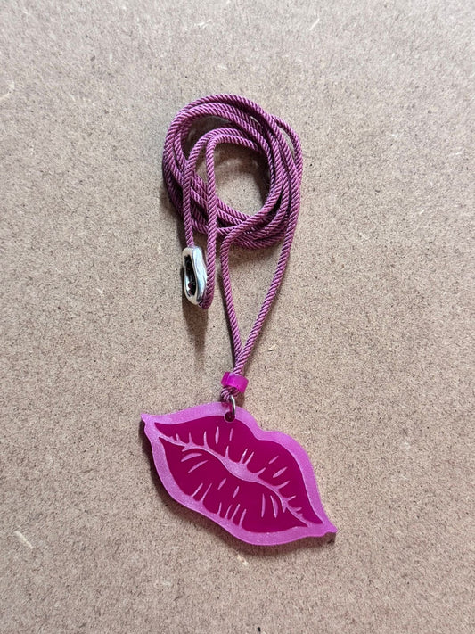 Lips Pendant Necklace | Bold and Stylish Design