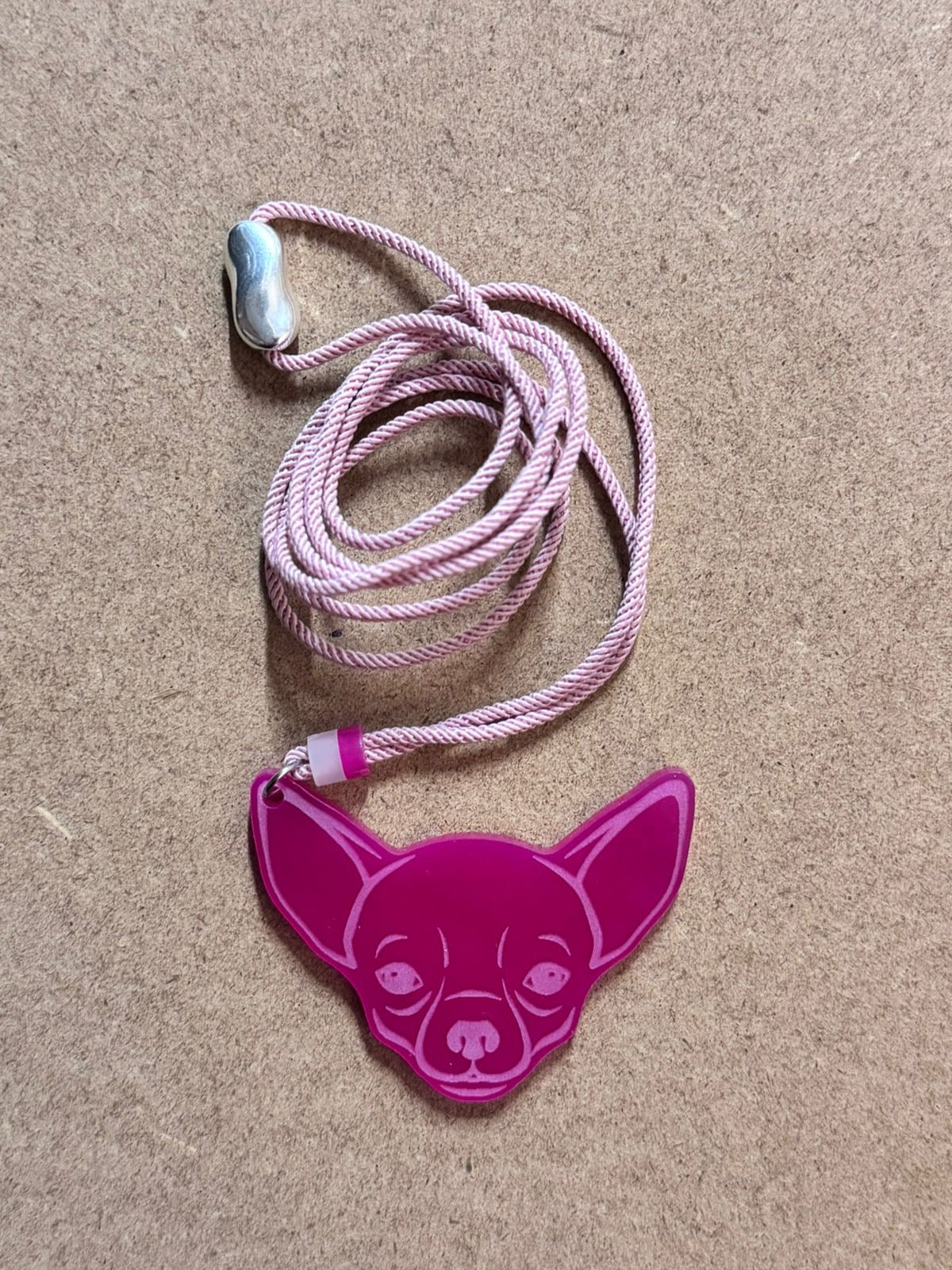 Chihuahua Laser-Cut Acrylic  Pendant | Cute and Playful