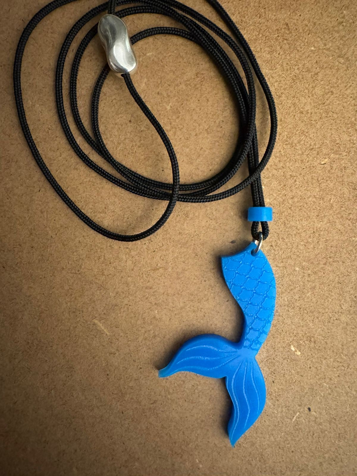 Mermaid Tail Lazer Cut Acrylic Pendant | Elegant and Playful