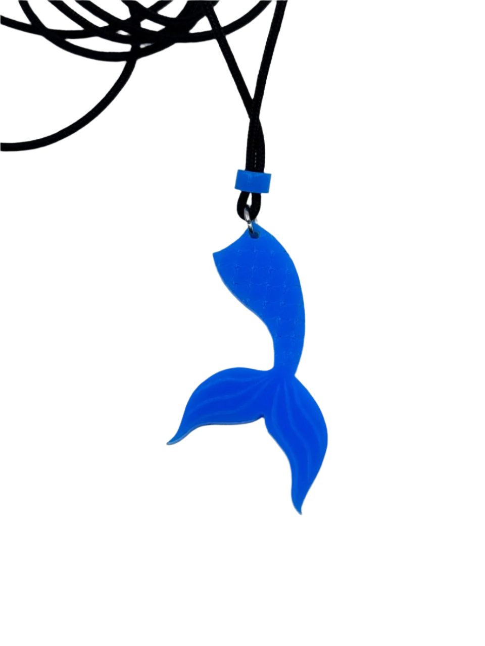 Mermaid Tail Lazer Cut Acrylic Pendant | Elegant and Playful